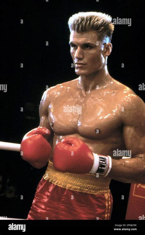 Rocky IV Dolph Lundgren Stock Photo - Alamy