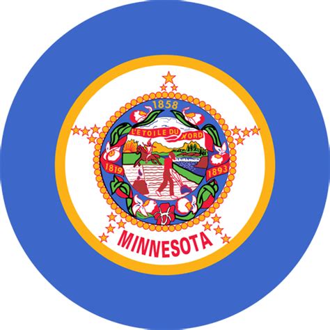 Minnesota flag vector - Country flags