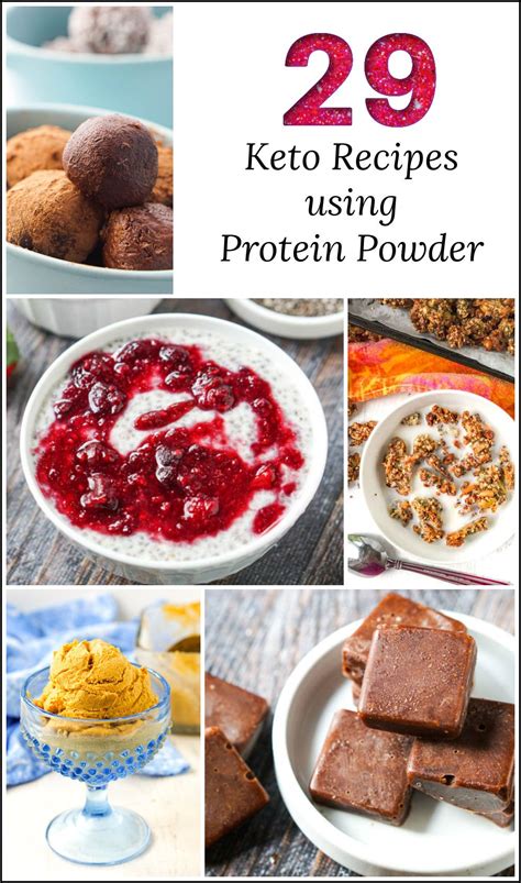 29 Keto Protein Powder Recipes - for easy keto snacks | My Life Cookbook