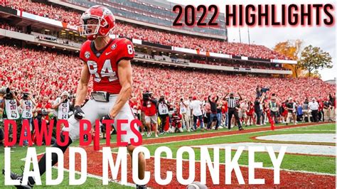 LADD MCCONKEY 2022 HIGHLIGHTS GEORGIA BULLDOGS WR - YouTube