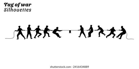 393 Tug Of War Silhouette Images, Stock Photos, 3D objects, & Vectors ...