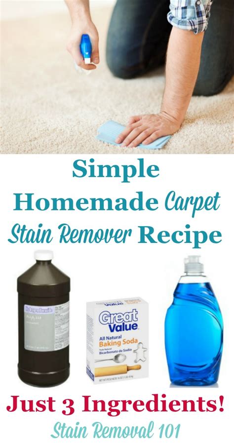 Homemade Carpet Stain Remover Recipe: Simple & No Scrub