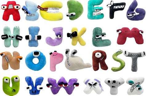 Alphabet Lore Plush, Alphabet Lore Plush Animal Toys, Fun Stuffed Alphabet Lore Plush Figure ...