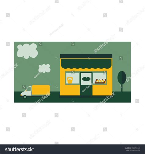 Vector Illustration Supermarket Grocery Store Grocery Stock Vector (Royalty Free) 1564726543 ...