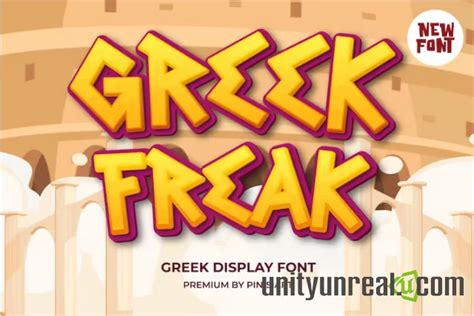 Greek Freak - Gaming Font » 2D / 3D Assets for Game Development