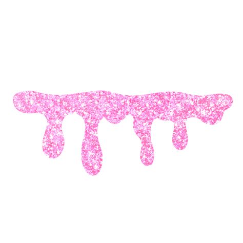 Free Pink Glitter Dripping Png With Transparent Background | The Best ...