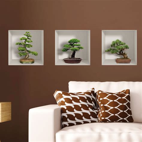 Wall decal 3D effect japanese treasure bonzai – Wall decals WALL DECAL ...