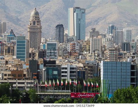 Tehraniran-april 282019 Skyscrapers Tehran Iran Stock Photo 1415273699 ...