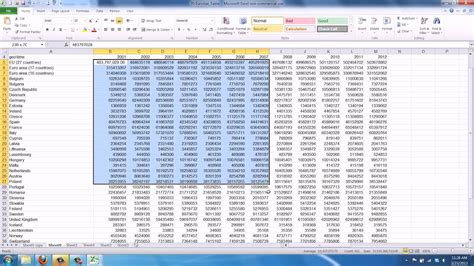 How to Get a Thousands Separator in Excel 2010 - YouTube