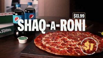 Papa Johns Shaq-A-Roni TV Spot, 'Del tamaño de Shaq' - iSpot.tv