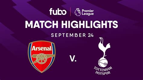 Arsenal FC vs. Tottenham Hotspur | PREMIER LEAGUE HIGHLIGHTS | Week 6 ...