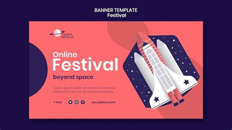 Free PSD | Festival banner template