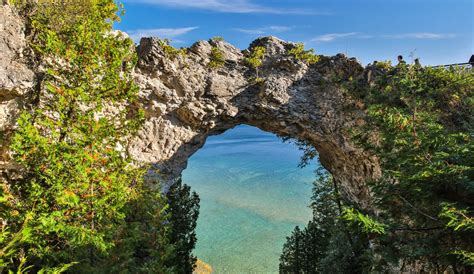 Mackinac Island arch rock - Mackinac Island Tourism Bureau