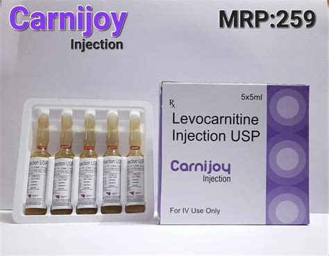 Levocarnitine Injection Usp at Rs 259/piece | Pharmaceutical Medicines ...