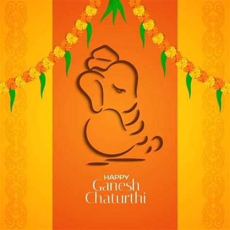 Indian Festival Ganesh Chaturthi Background, Ganesh, Chaturthi ...