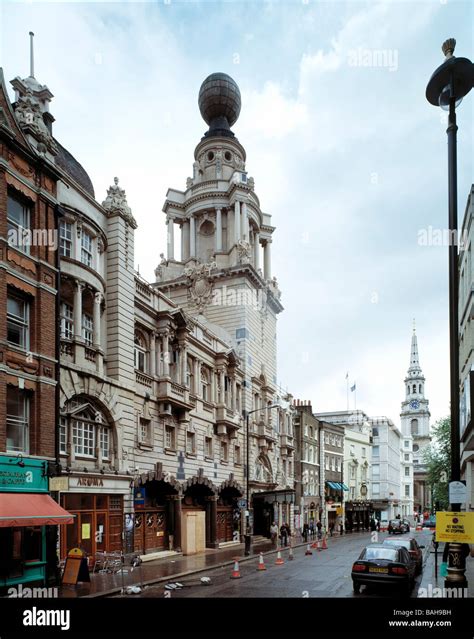 London Coliseum, London, United Kingdom, Frank Matcham, London coliseum oblique view Stock Photo ...