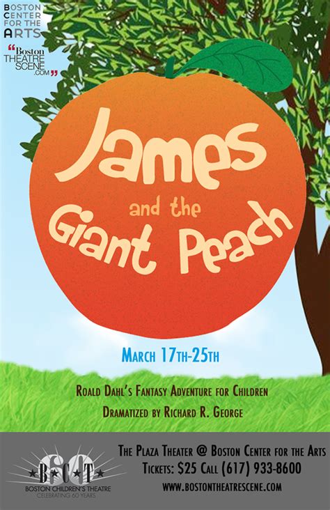 BCT James and the Giant Peach show poster on Behance