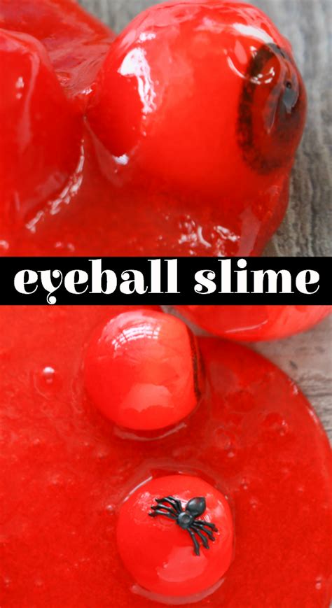 Eyeball Slime for Halloween | Spooky Halloween Slime | Halloween Slimes