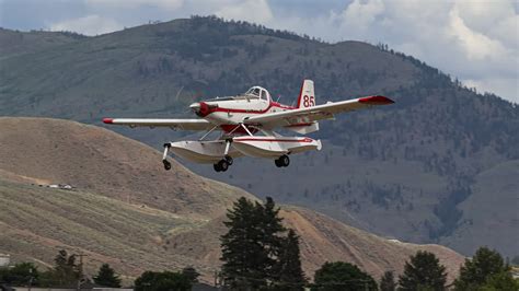 Conair Aerial Firefighting Air Tractor AT-802AF Arrivals at Kamloops ...