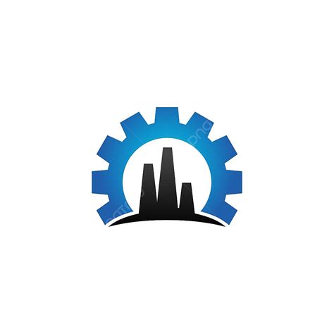 Factory Industrial Logo Design Template Vector, Logo, Industrial, Industry PNG and Vector with ...