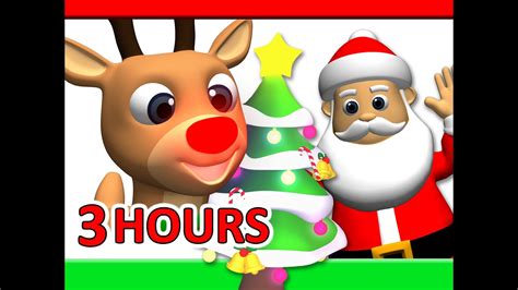 "Kids Christmas Songs" 3 Hours | Rudolf, Santa Claus, Frosty & More ...