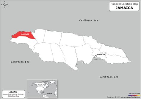 Where is Hanover Located in Jamaica? | Hanover Location Map in the Jamaica