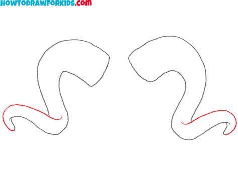 How to Draw Ram Horns - Easy Drawing Tutorial For Kids