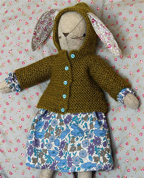 Ravelry: Little Hooded Coat for Rabbits pattern by Alicia Paulson