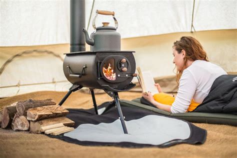 Collapsible Wood Stove To Heat Up Your Camping Tent