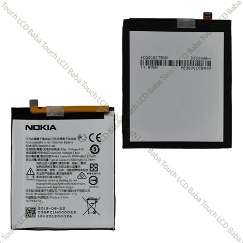 Nokia 6.1 Plus Battery 100% Original - HE342 3060mAh