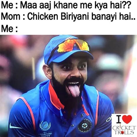 Haha! Loved that celebration of Virat Kohli! #IndvBan #CT2017 For more cricket fun click: http ...