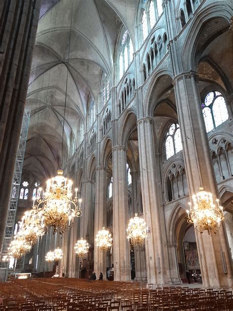 Interior View, Bourges Cathedral (Illustration) - World History ...