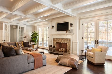 Cozy Family Room - Traditional - Family Room - New York - by Garrison Hullinger Interior Design ...