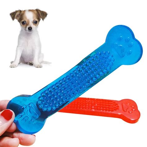 Bone Shape Bite Toys Pet Toy Teeth Clean Puppy Dog Chew Toy Environmentally Pet Puppy Chew ...