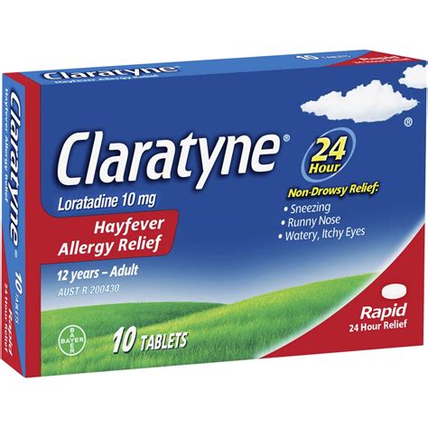 Claratyne Hayfever Allergy Relief Antihistamine Tablets 10 Pack | BIG W