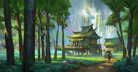 ArtStation - Fishing Hut