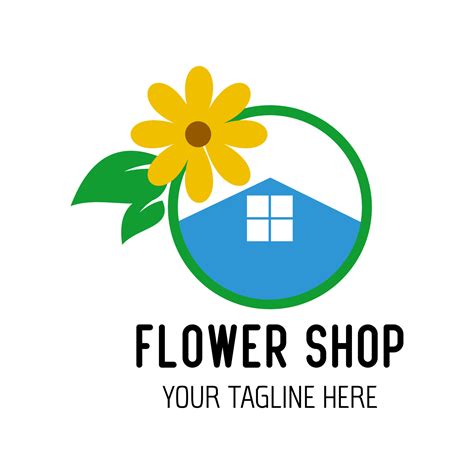 Flower Shop Logo Template 5862246 Vector Art at Vecteezy