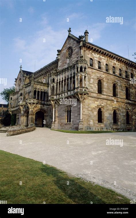 Comillas, Palacio / Marqués de Comillas Palace (modernist / neogothic ...