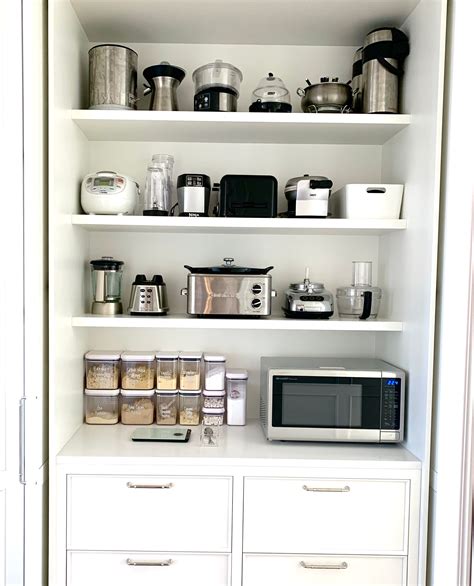 Kitchen Storage | Small kitchen appliance storage, Kitchen appliances organization, Kitchen ...