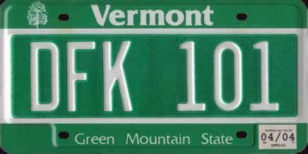 Vermont | State license plate, License plate, Vermont