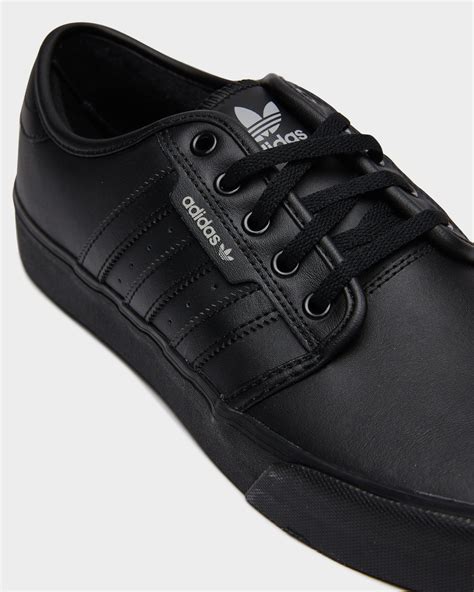 Adidas Mens Seeley Xt Leather Shoe - Black Black | SurfStitch