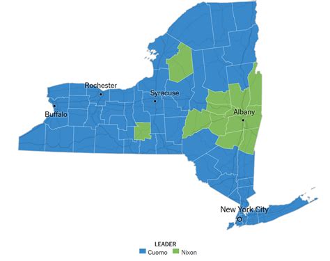 [Map] New York Governor's Primary Election Results : NoSillySuffix