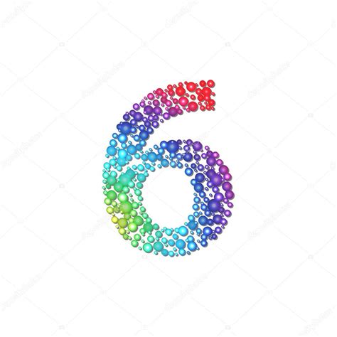 Circle rainbow number 6 — Stock Vector © 1001_holiday #43361573