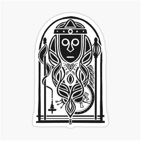 "Frigg Freyja Frija - Norse Goddess Art" Sticker for Sale by Attitude ...