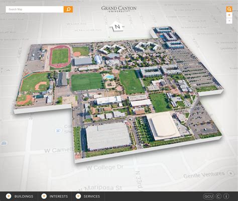 GCU Interactive Campus Map :: Behance