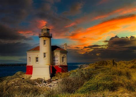 Coquille River Lighthouse Photograph by Mountain Dreams - Fine Art America