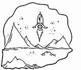 Space Mountain Coloring Pages sketch template