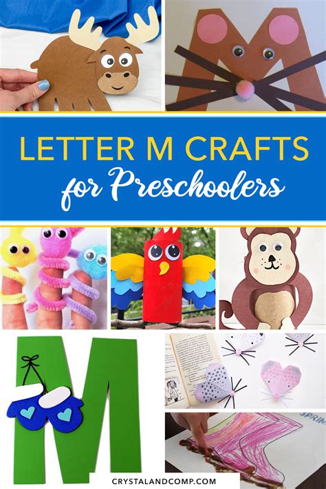 Letter M Crafts for Preschoolers - CrystalandComp.com