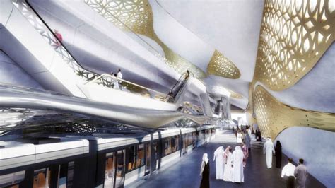 King Abdullah Financial District (KAFD) Metro Station - concept design ...