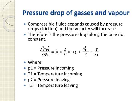 PPT - Pressure drop during fluid flow PowerPoint Presentation, free ...